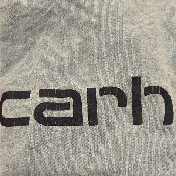 Carhartt Men's XL Light Blue Logo Tee - Picture 3 of 4